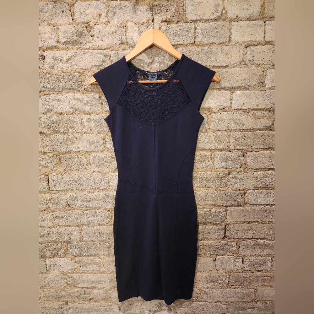 Navy blue French Connection dress. Size 4.